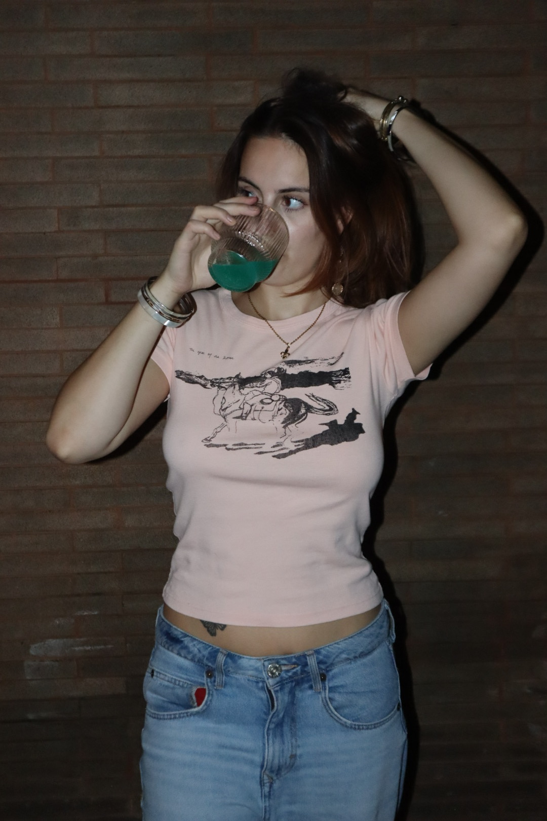 The Year of the Horse — Peach short sleeve